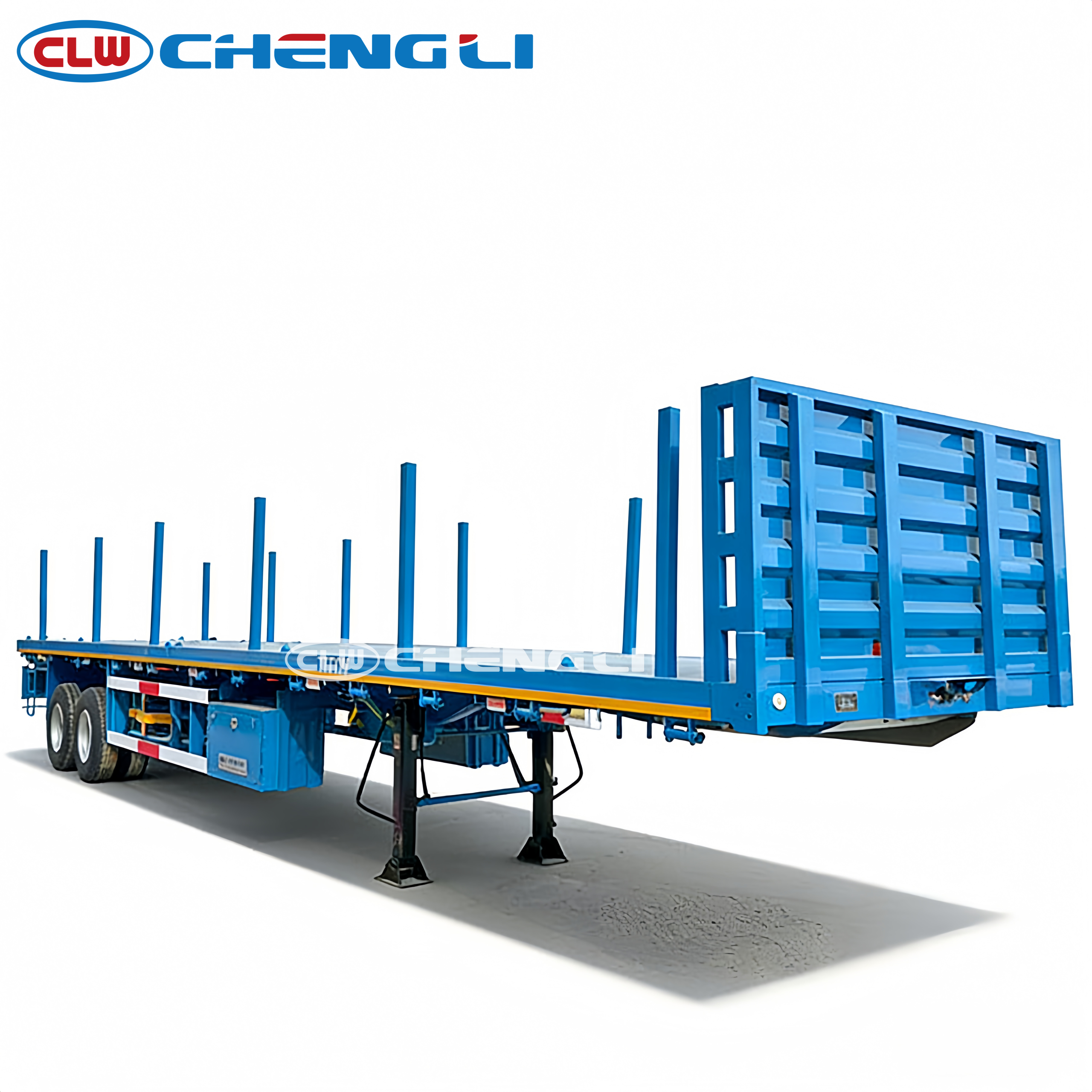 60 tons Flatbed Truck Semi Trailer for sale