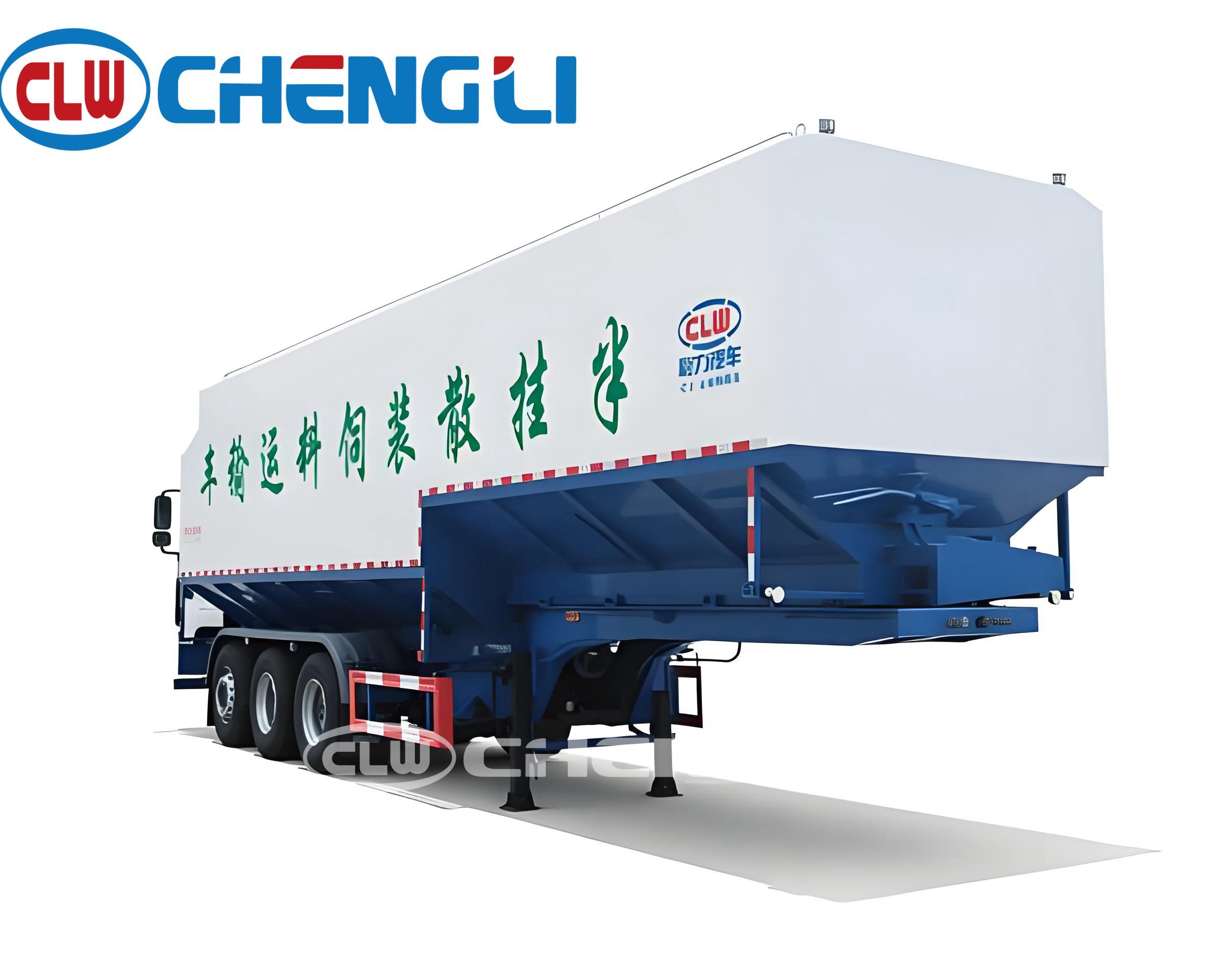 40Tons Bulk Feed Transport Semi Trailer