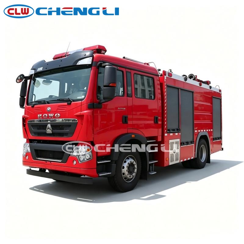 20 Tons dry powder foam combined fire truck