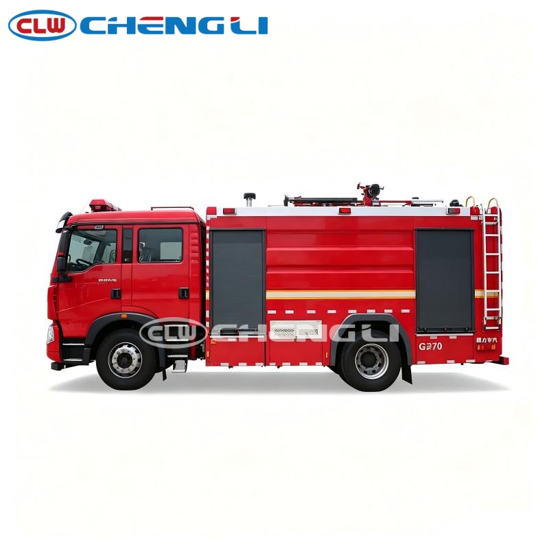 20 Tons dry powder foam combined fire truck