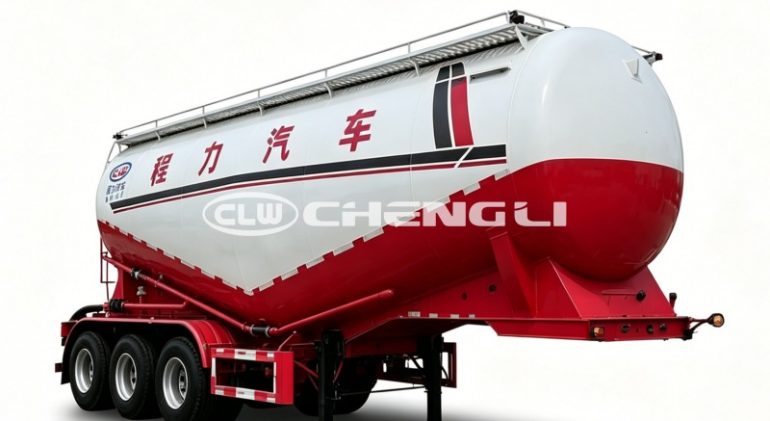 24300L bulk cement tank semi trailer