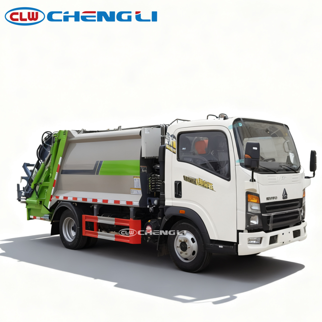 5CBM HOWO Compactor Garbage Truck