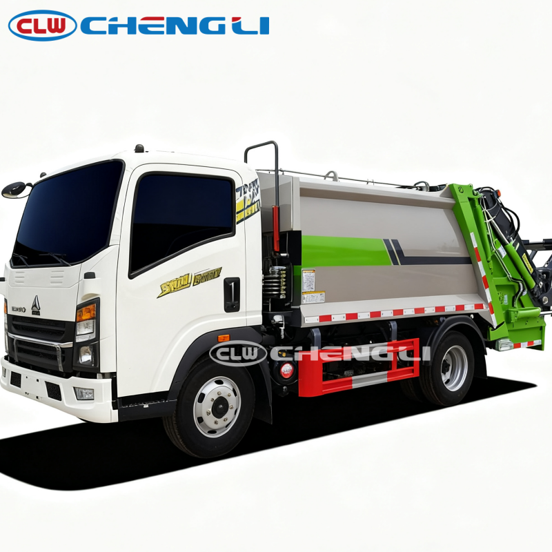 5CBM HOWO Compactor Garbage Truck
