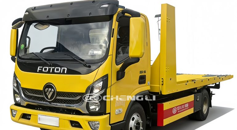 4x2 foton flatbed wrecker truck