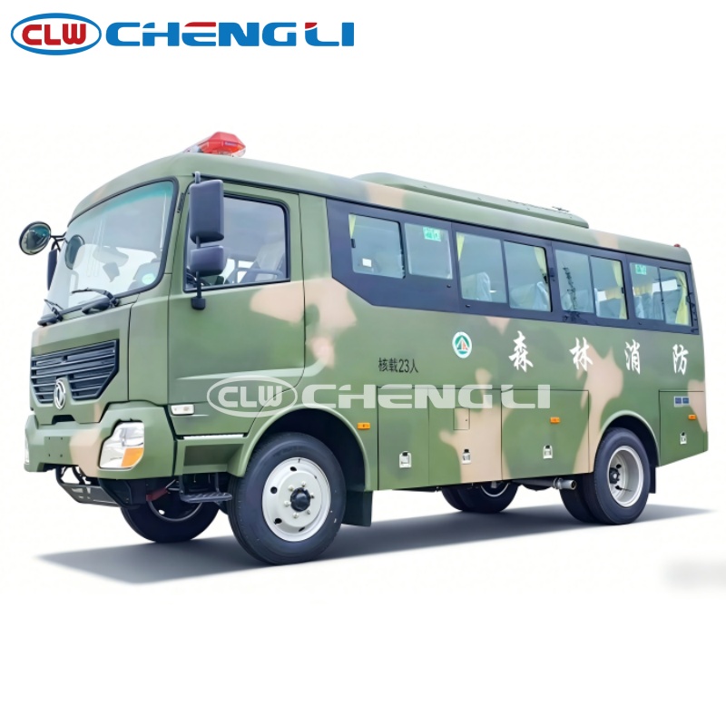 8Tons 4WD All-Wheel Drive Passenger Coach Bus