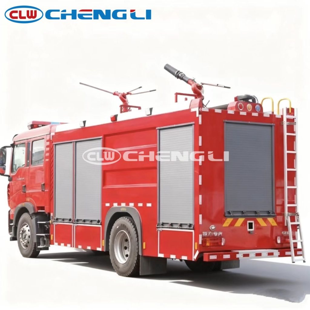 20tons Dry Powder Foam Combined Fire Truck