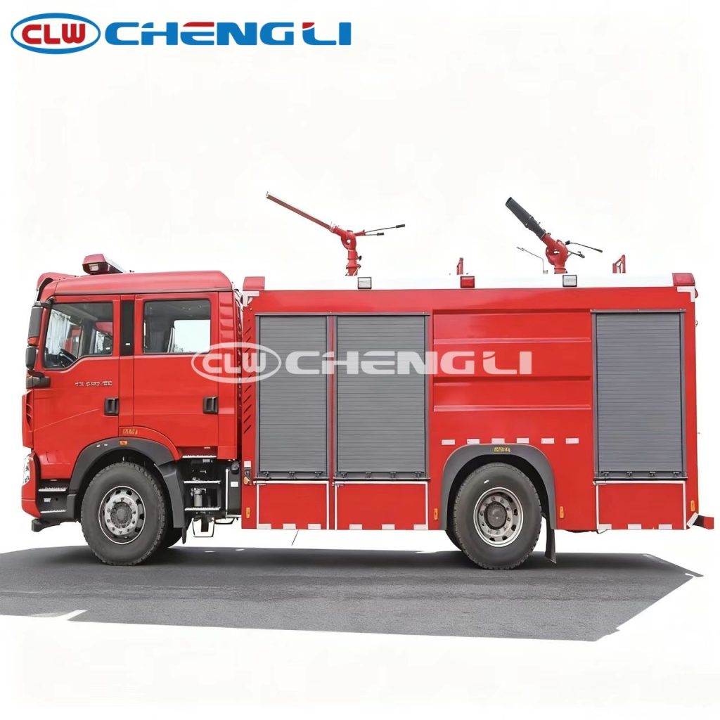 20tons Dry Powder Foam Combined Fire Truck