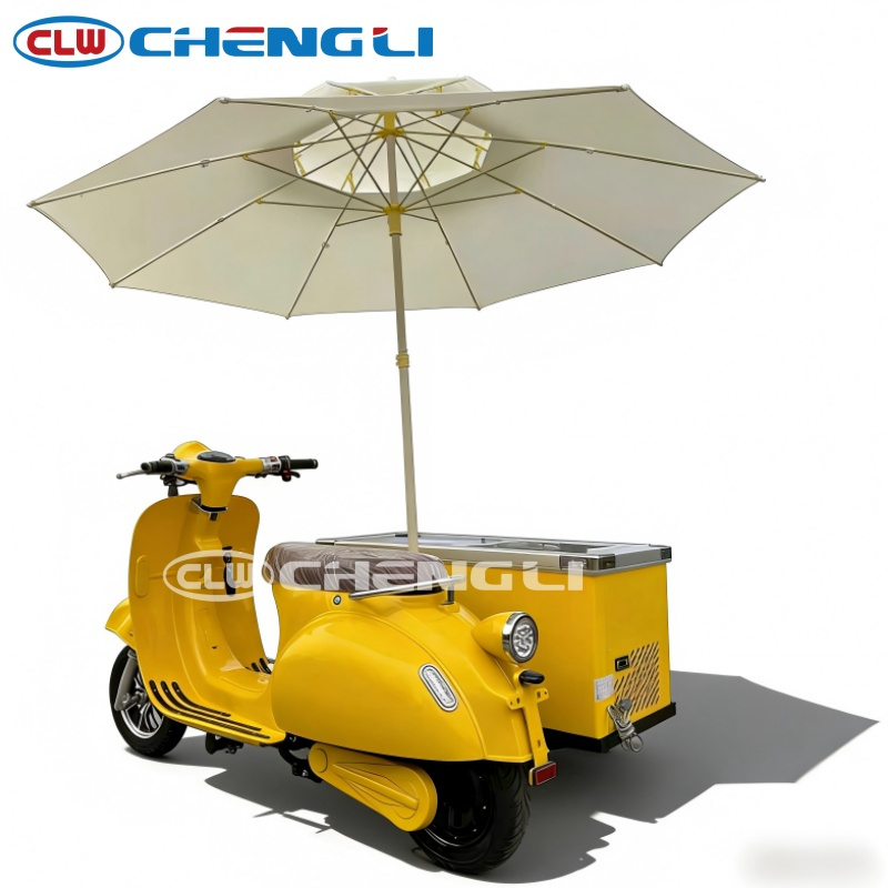 120L Freezer Box Electric Ice Cream Motorcycle