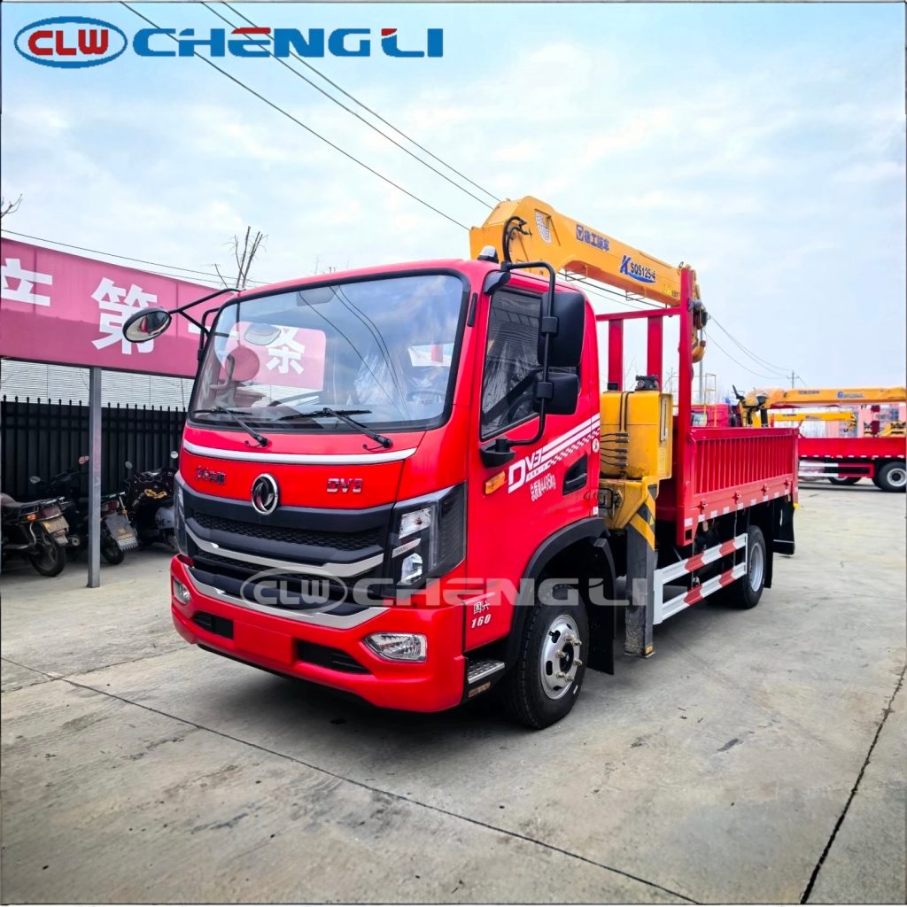 Dongfeng Truck Mounted Crane 45-Degree View