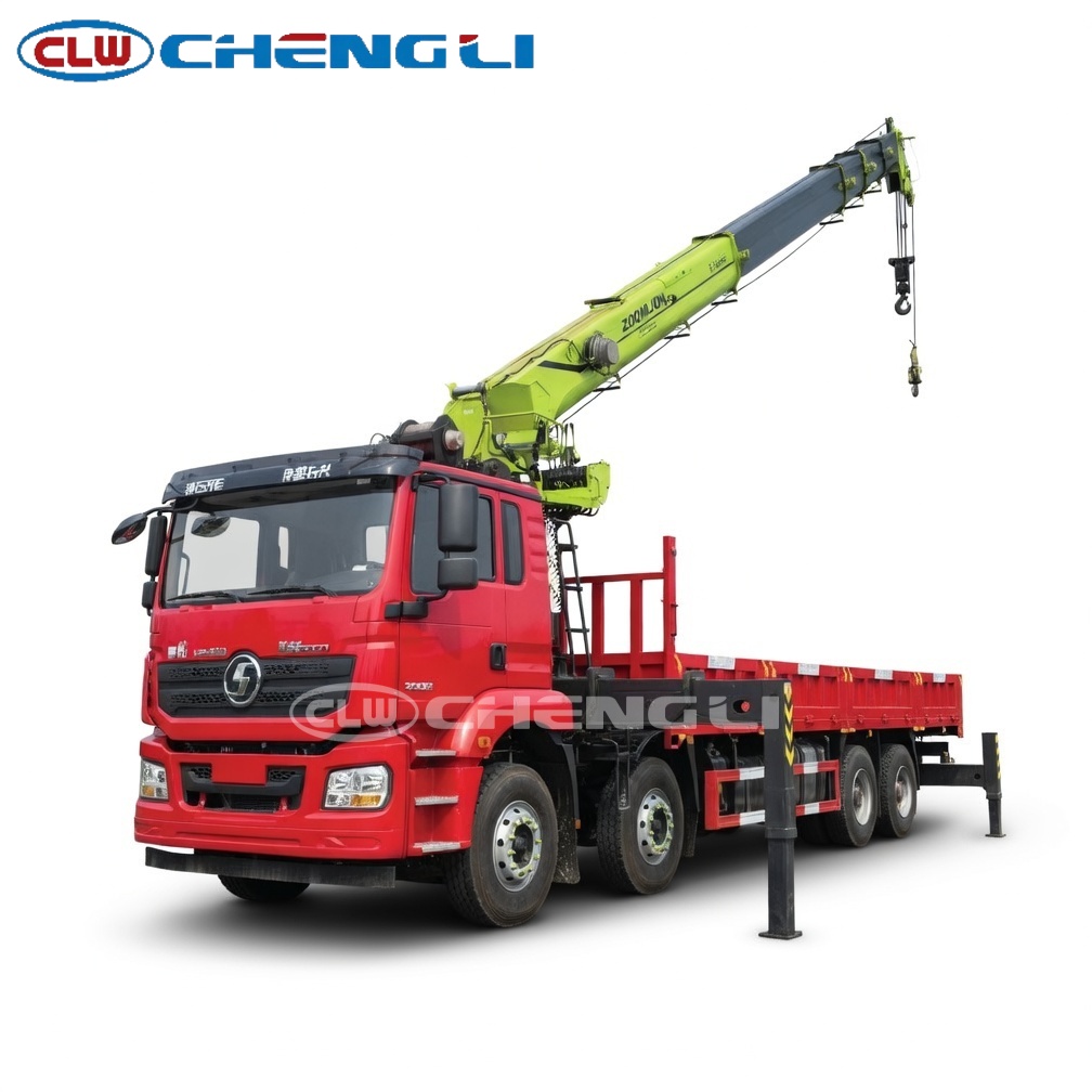 Shacman Delong 16 Ton Truck Mounted Crane Front View