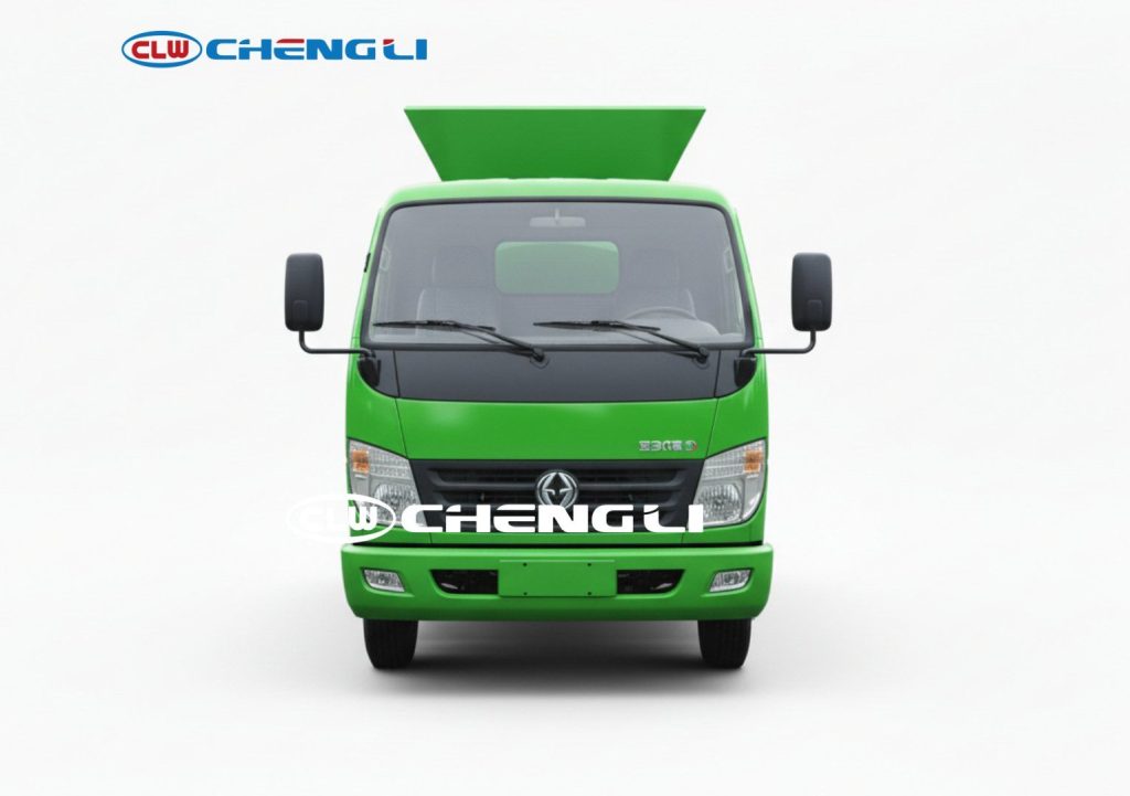 4m³ Round Tank Small Food Waste Collection Truck