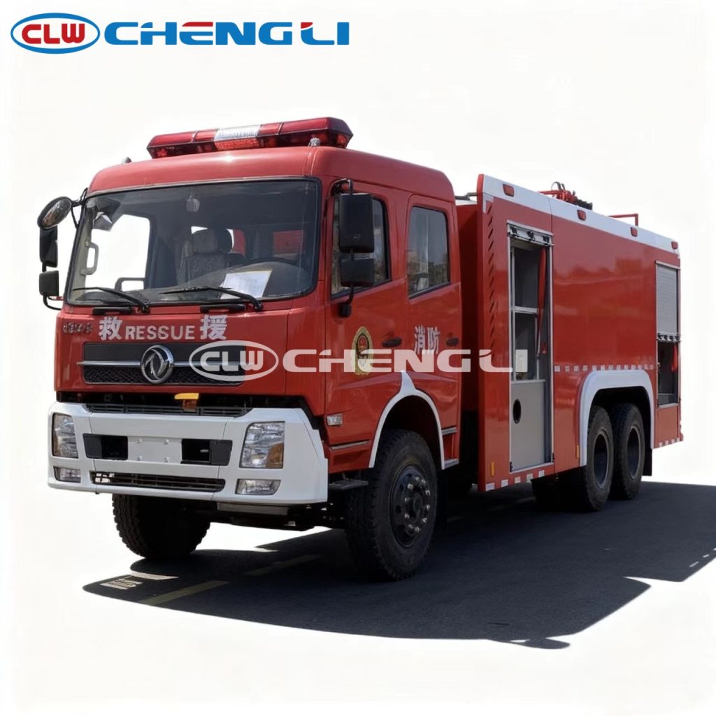 HOWO 16 cbm Water Tank Fire Truck