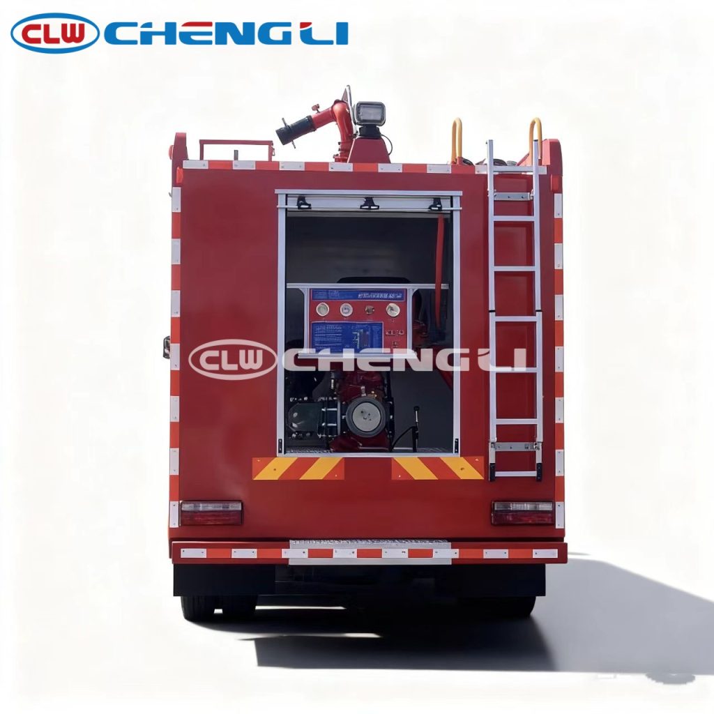 HOWO 16 cbm Water Tank Fire Truck