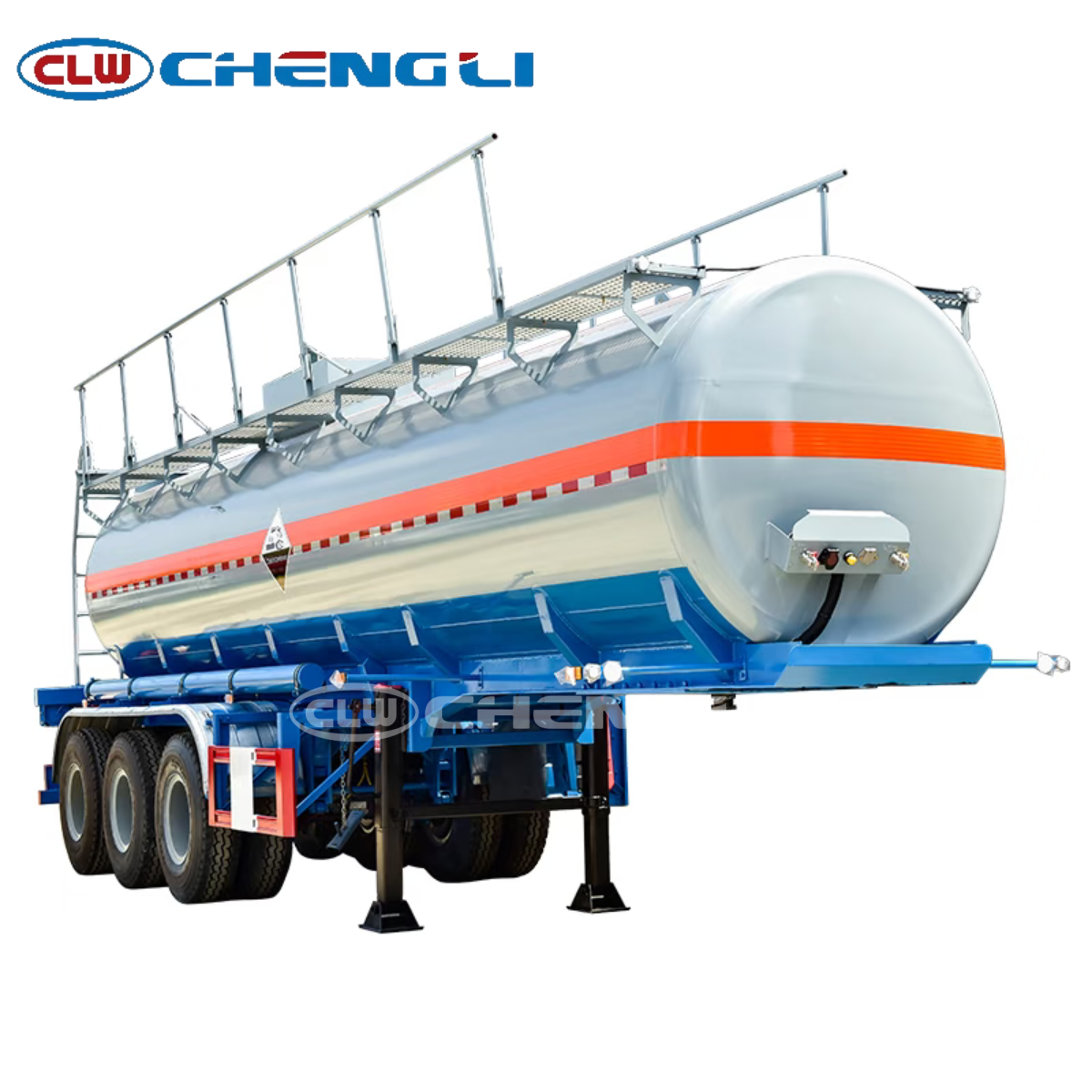 32000L Sulfuric Acid Chemical Tanker semi trailer for chemical transport