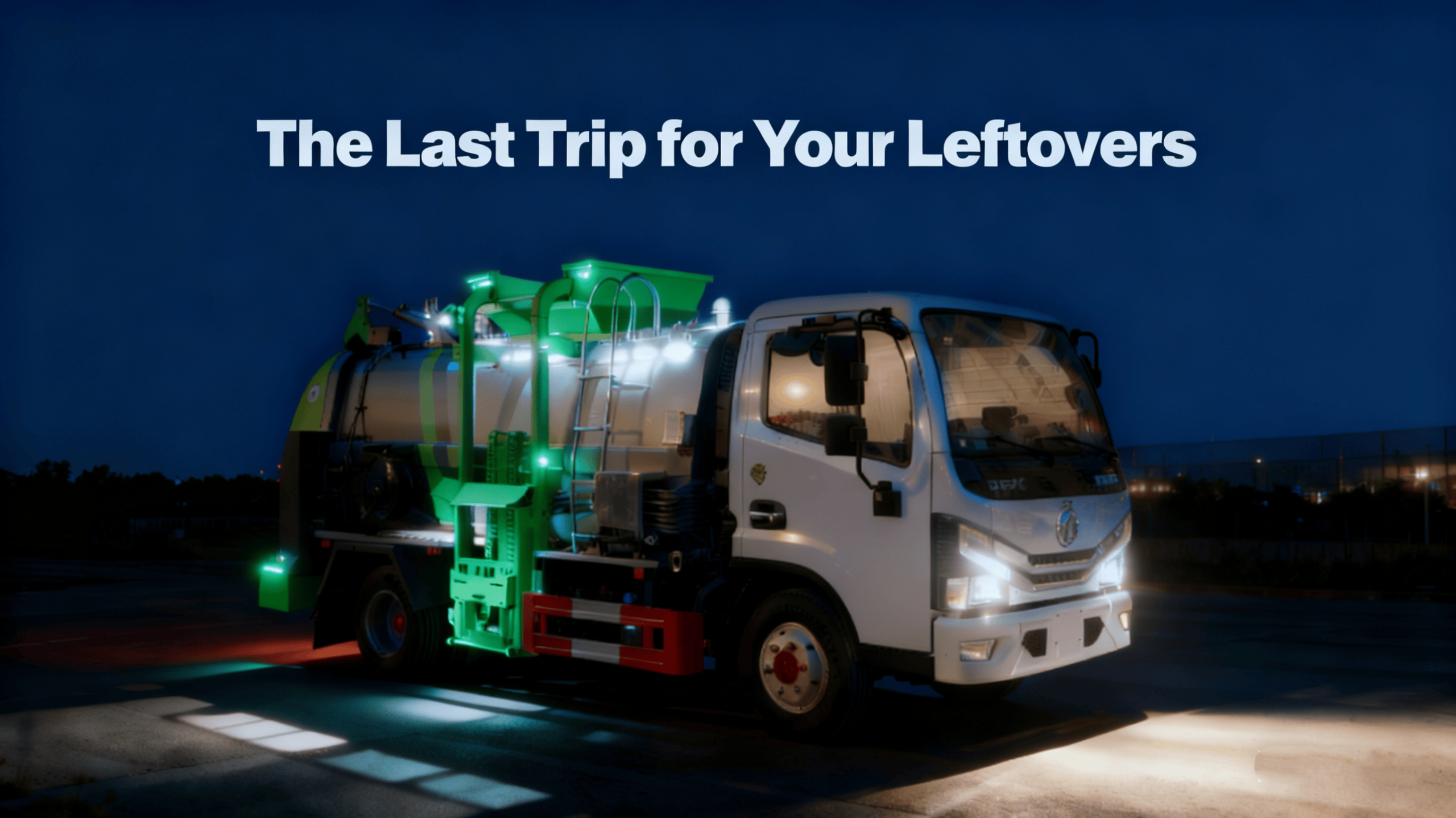 4x2 Food waste garbage truck