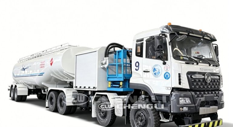 45cbm Aircraft Refueling Semi Trailer