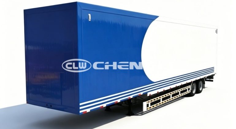Steel Flatbed Box Semi-Trailer