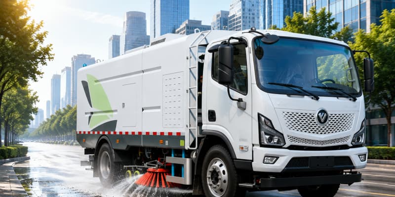types of road sweeper trucks