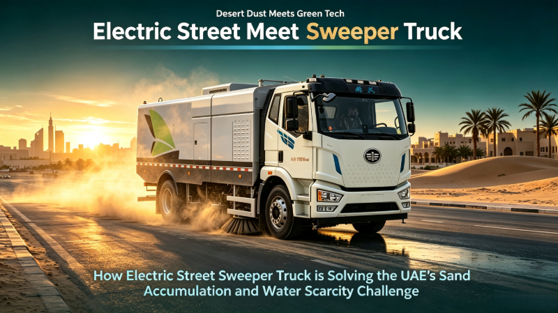 electric street sweeper truck for UAE