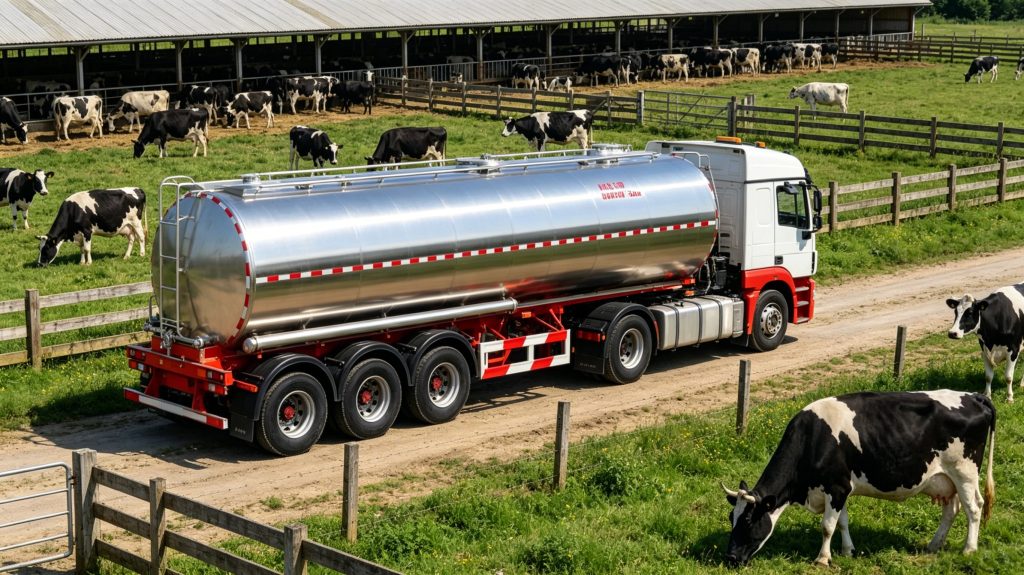 Tank Body Material Differences: Carbon Steel vs Aluminum & Stainless Steel carbon steel milk tank truck