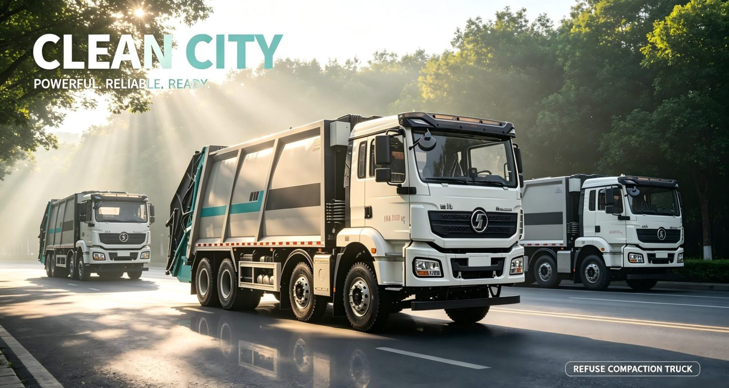 SHACMAN 8x4 Compactor Garbage Truck