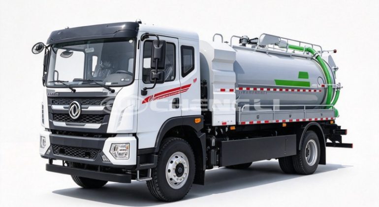 18T Electric Vacuum Sewage Truck
