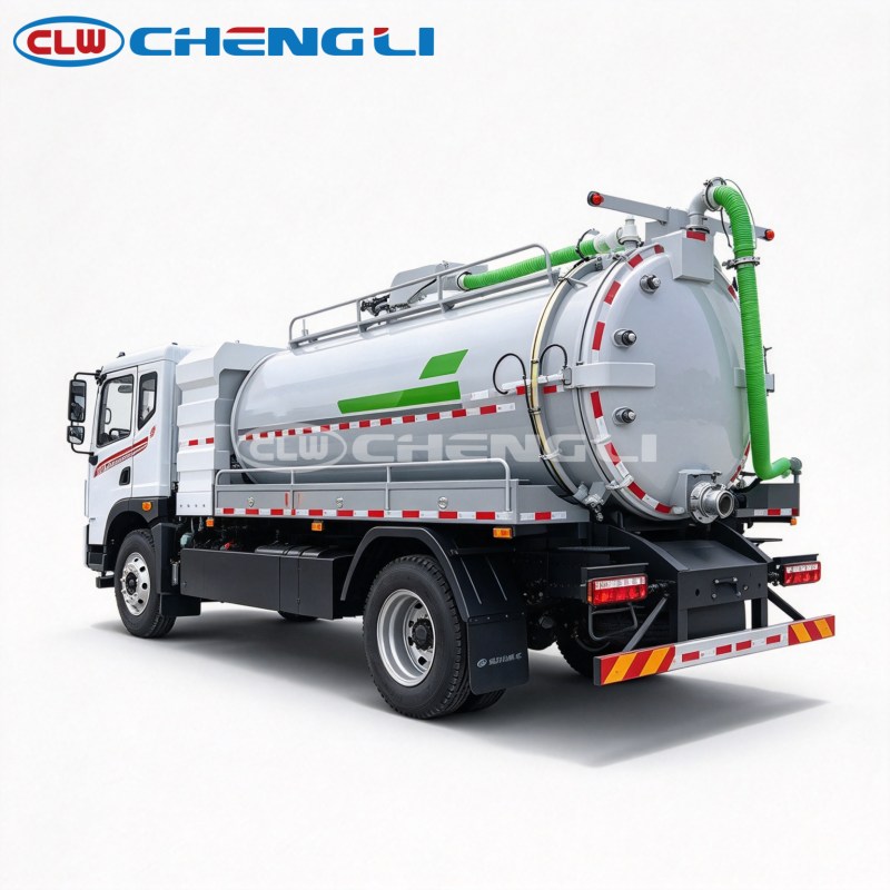 18T Electric Vacuum Sewage Truck