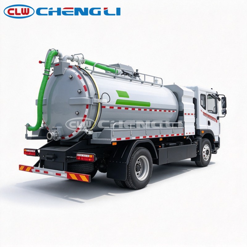18T Electric Vacuum Sewage Truck