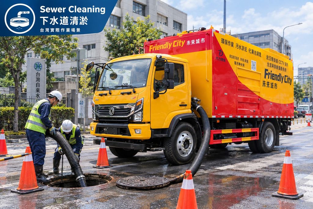 4x2 Sewage Suction and Purification Truck