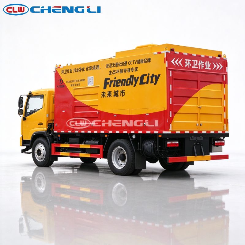 4x2 Sewage Suction and Purification Truck