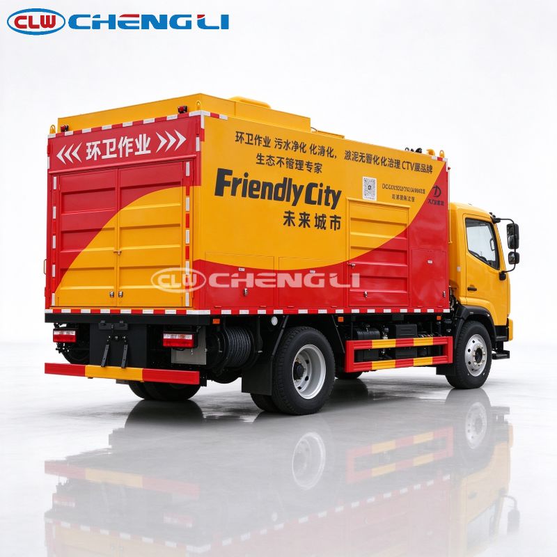 4x2 Sewage Suction and Purification Truck