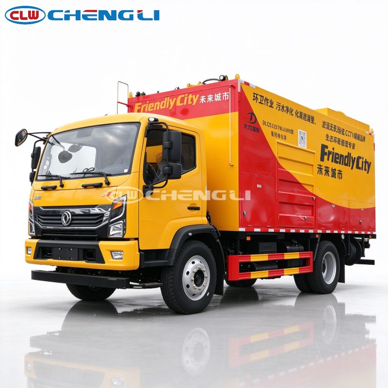 4x2 Sewage Suction and Purification Truck