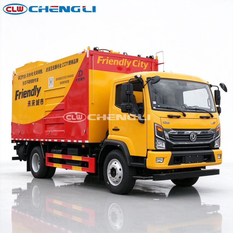 4x2 Sewage Suction and Purification Truck