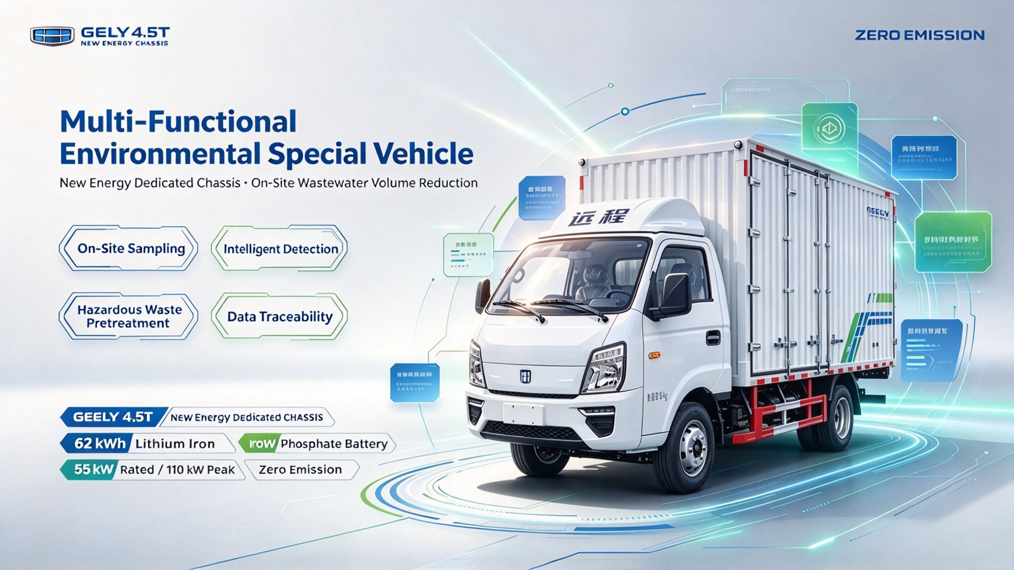 Electric Sewage Treatment Vehicle