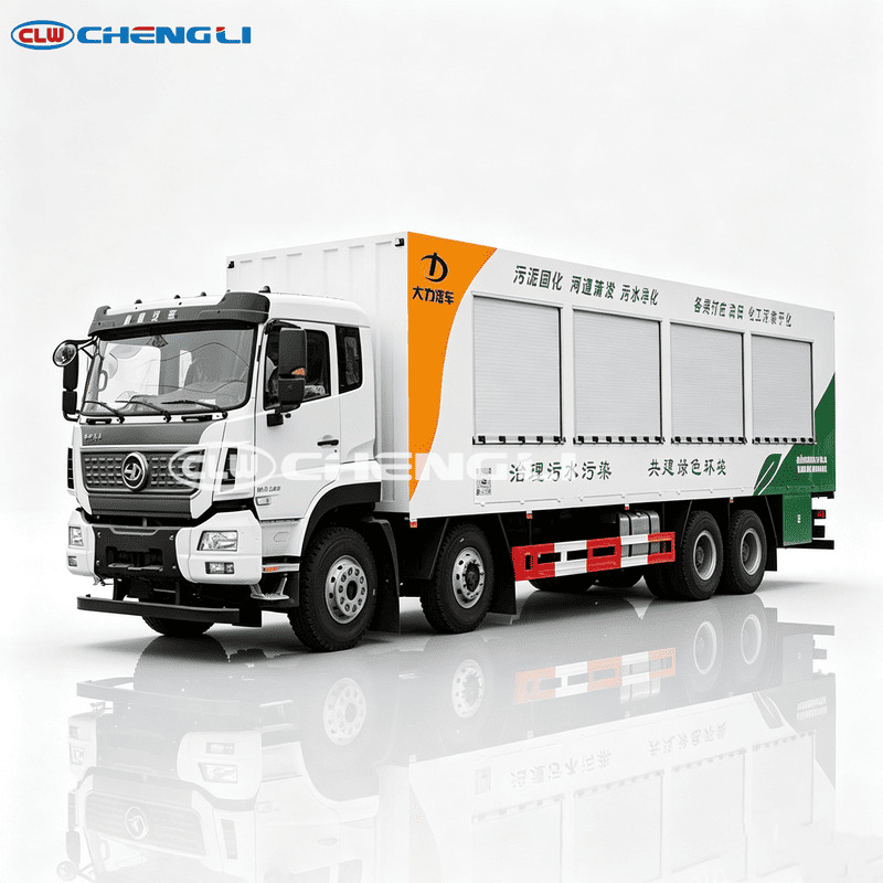 8x4 Sludge Dewatering Truck