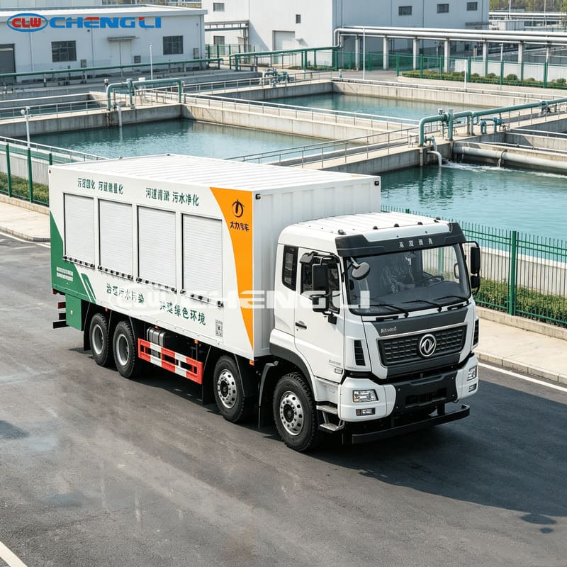 8x4 Sludge Dewatering Truck
