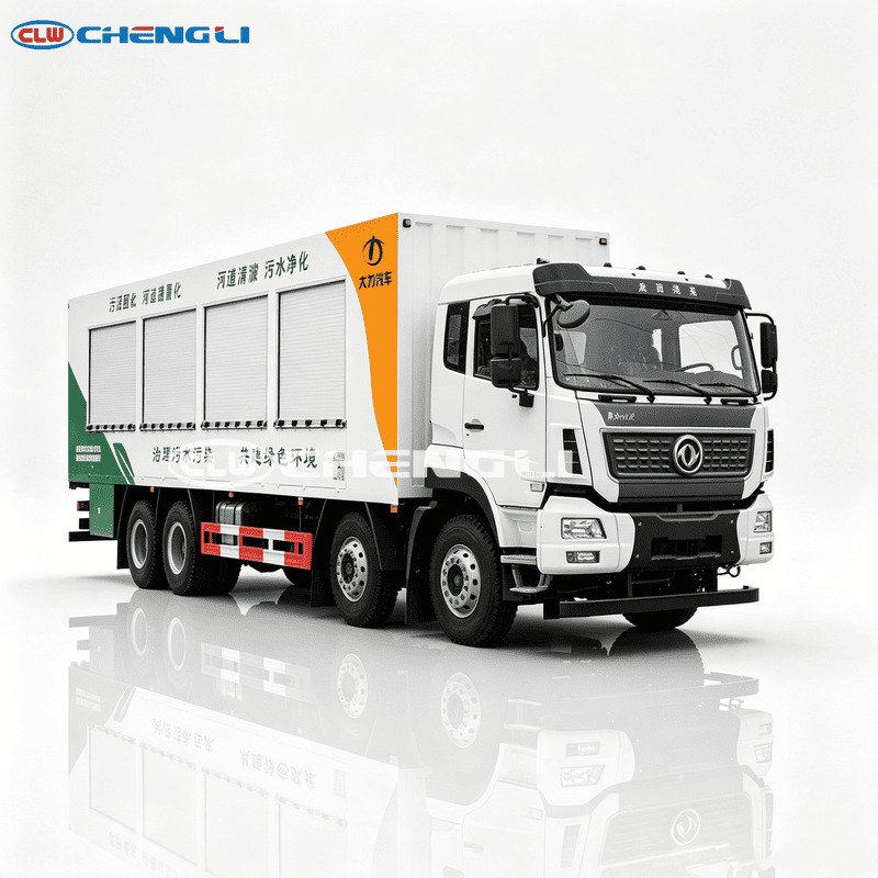 8x4 Sludge Dewatering Truck