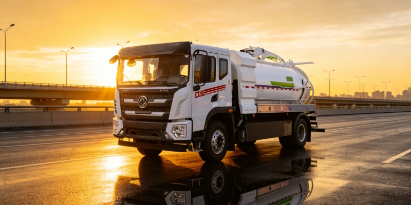 Electric Vacuum Sewage Truck