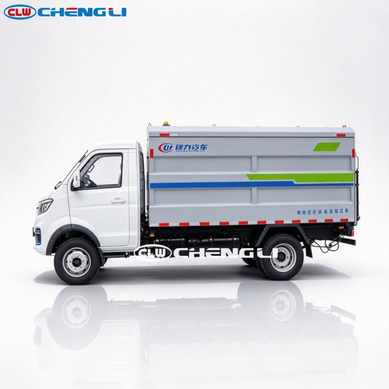 Electric Sealed Bin Garbage Truck