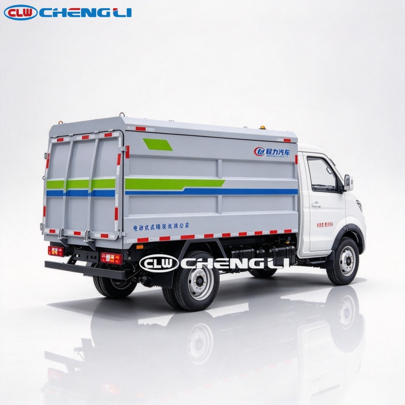 Electric Sealed Bin Garbage Truck