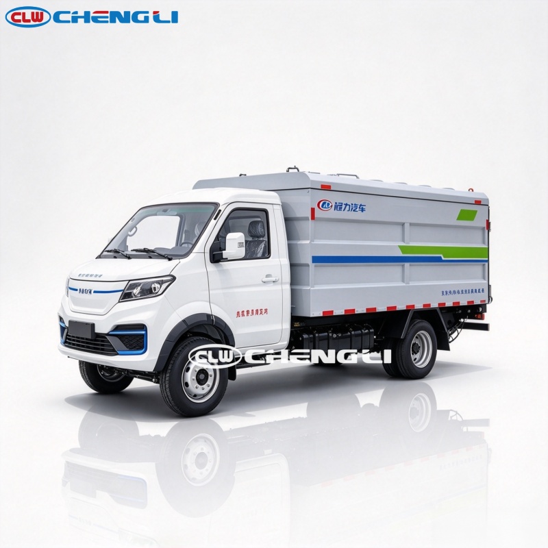 Electric Sealed Bin Garbage Truck