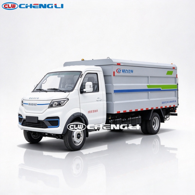 Electric Sealed Bin Garbage Truck