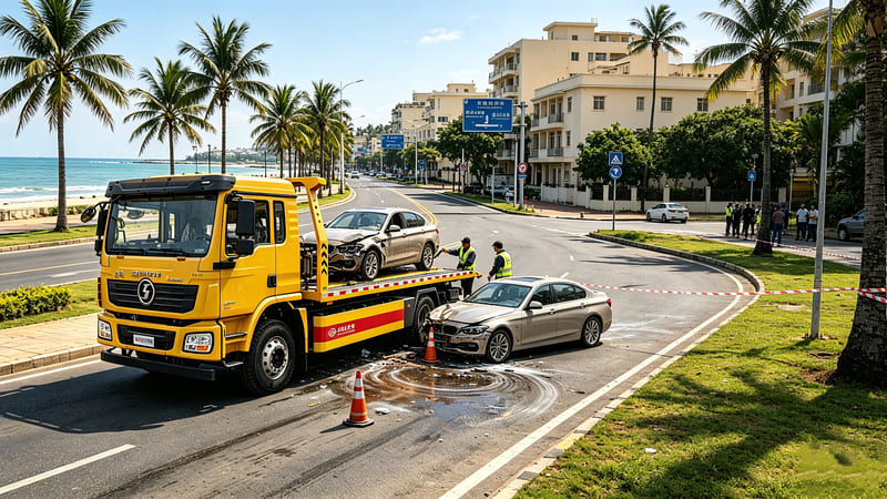 One-Tow-Two Wrecker Truck
