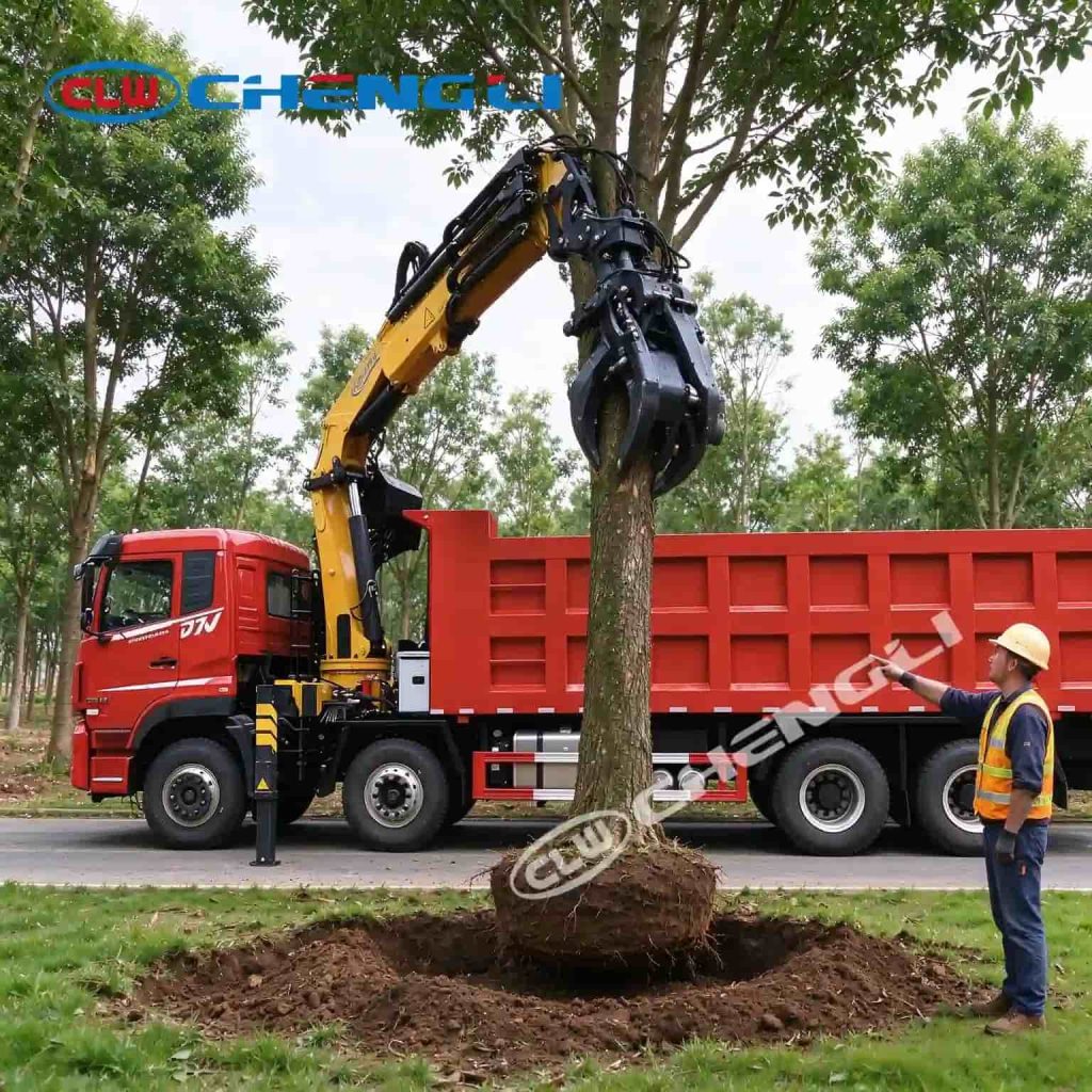 Grapple Saw Forestry Truck