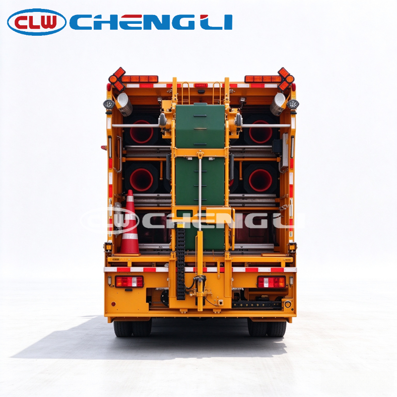 Traffic Cone Auto Handler Truck