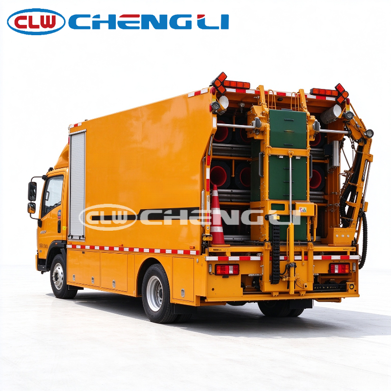 Traffic Cone Auto Handler Truck