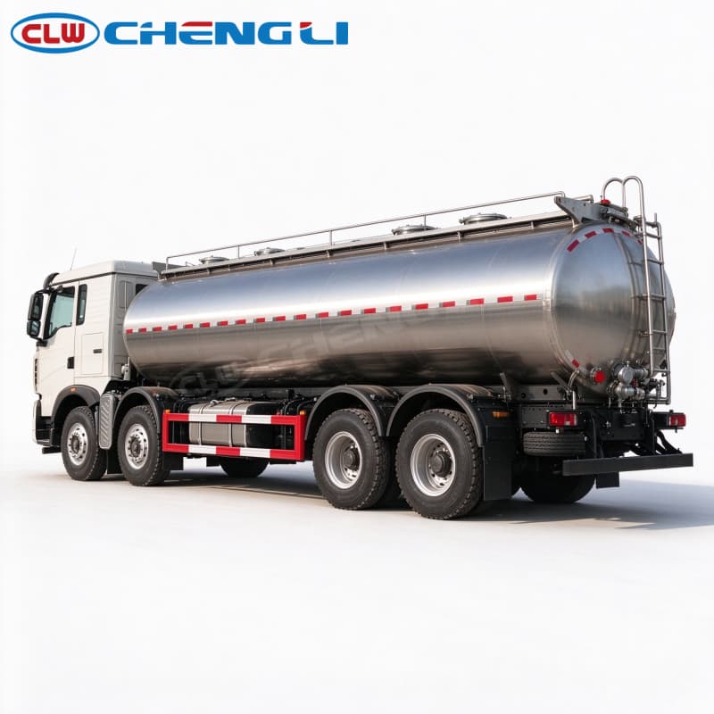 howo 8x4 22000I milk tanker truck