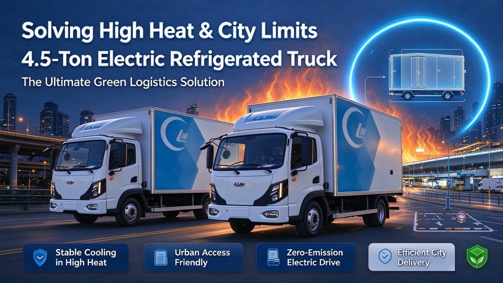 Why the 4.5-ton Electric Refrigerated Truck is Suitable for High Heat