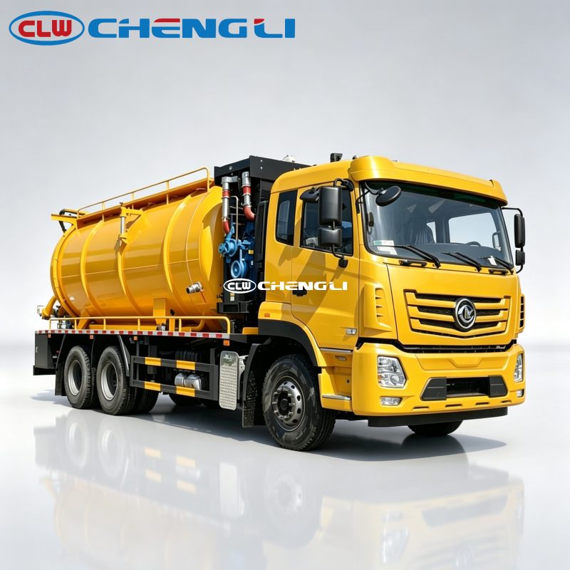 6x4 20m³ sewage suction truck