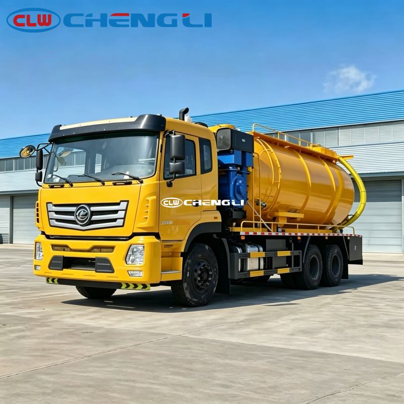 6x4 20m³ sewage suction truck